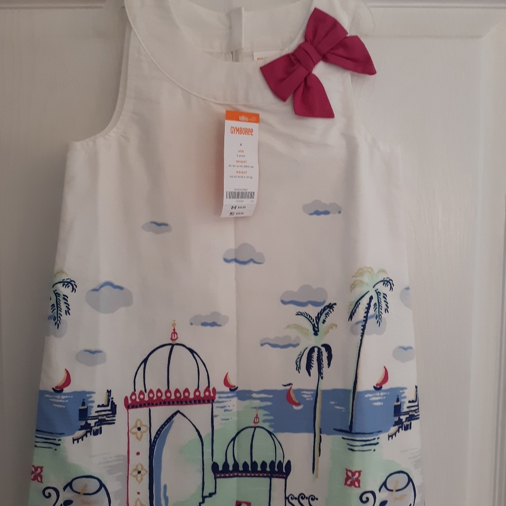 NWT girls 4 cotton dress Gymboree